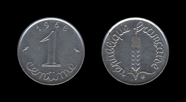 France Francuska 1 Centime 1968