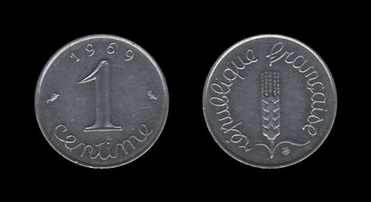 France Francuska 1 Centime 1969