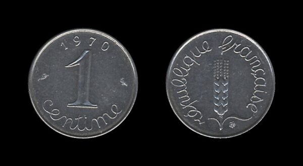 France Francuska 1 Centime 1970