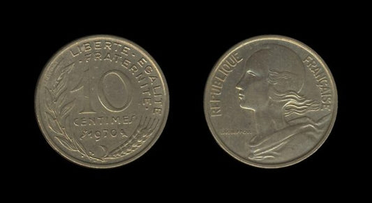 France Francuska 10 Centimes 1970