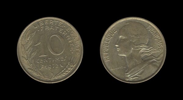 France Francuska 10 Centimes 1972