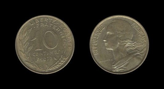 France Francuska 10 Centimes 1972