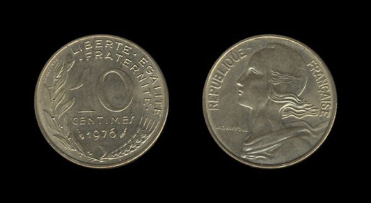 France Francuska 10 Centimes 1976