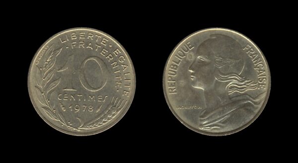 France Francuska 10 Centimes 1978