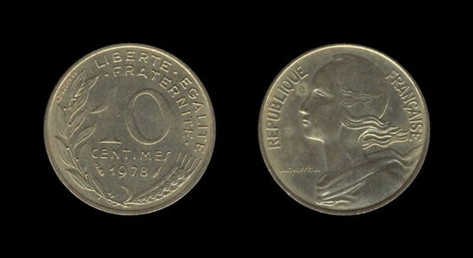 France Francuska 10 Centimes 1978