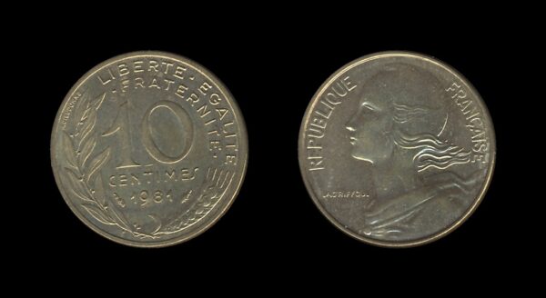 France Francuska 10 Centimes 1981