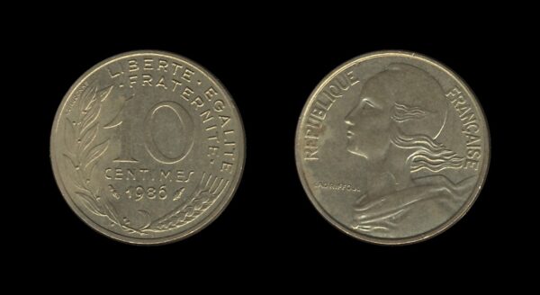 France Francuska 10 Centimes 1986