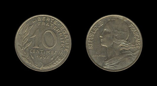 France Francuska 10 Centimes 1992