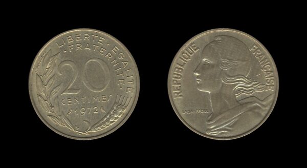 France Francuska 20 Centimes 1972