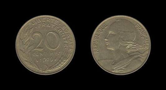 France Francuska 20 Centimes 1979