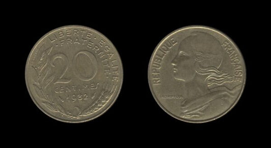 France Francuska 20 Centimes 1982