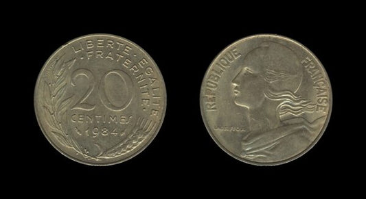 France Francuska 20 Centimes 1984