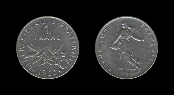 France Francuska 1 Franc 1960