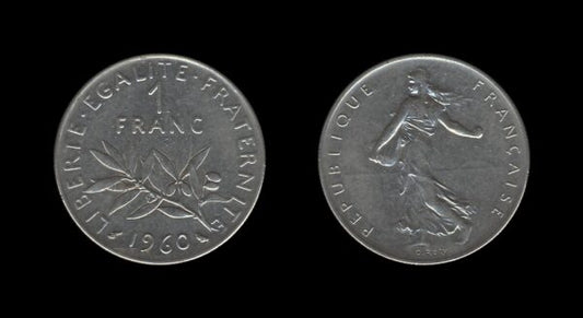 France Francuska 1 Franc 1960