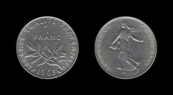 France Francuska 1 Franc 1965