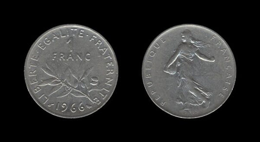 France Francuska 1 Franc 1966