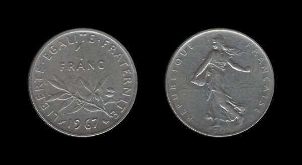 France Francuska 1 Franc 1967