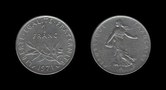 France Francuska 1 Franc 1971