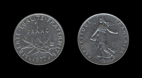 France Francuska 1 Franc 1977