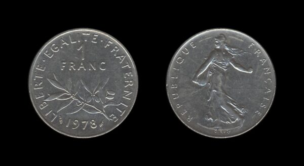 France Francuska 1 Franc 1978