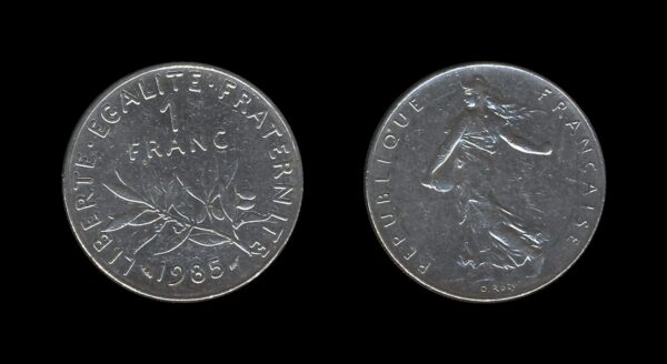 France Francuska 1 Franc 1985