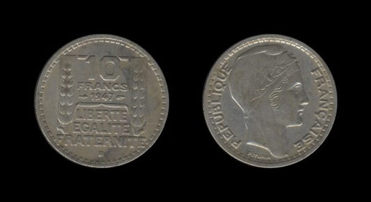 France Francuska 10 Francs 1947 B