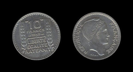 France Francuska 10 Francs 1949