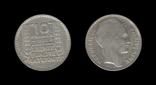 France Francuska 10 Francs 1930 Srebrnjak