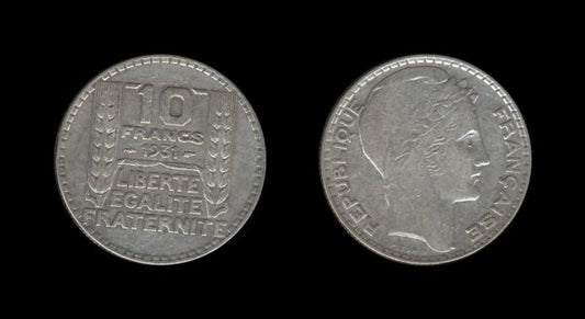 France Francuska 10 Francs 1931 Srebrnjak