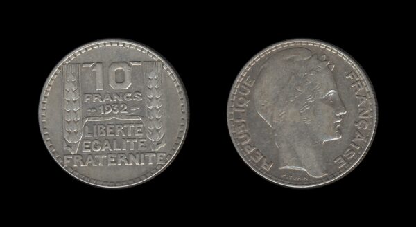 France Francuska 10 Francs 1932 Srebrnjak