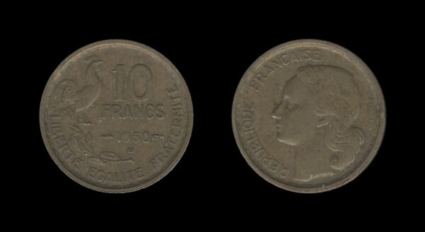 France Francuska 10 Francs 1950 B