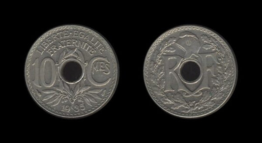 France Francuska 10 Centimes 1935