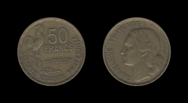 France Francuska 50 Francs 1952