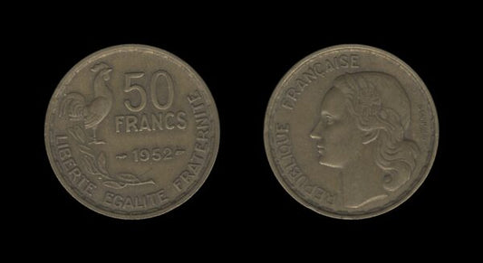 France Francuska 50 Francs 1952