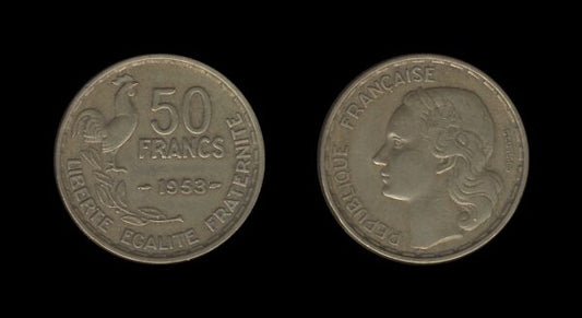 France Francuska 50 Francs 1953