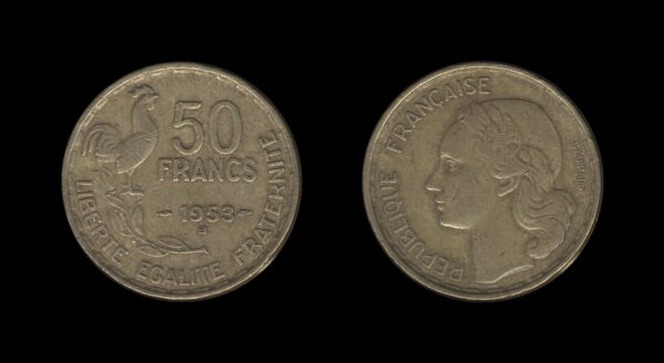 France Francuska 50 Francs 1953 B