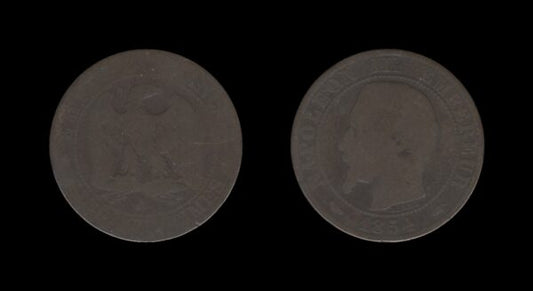 France Francuska 5 Centimes 1854 A – Napoleon III