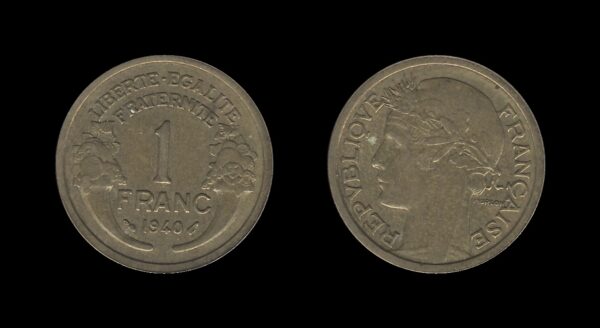 France Francuska 1 Franc 1940