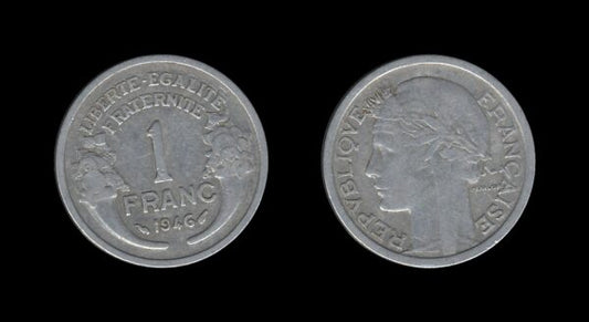 France Francuska 1 Franc 1946