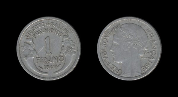 France Francuska 1 Franc 1947