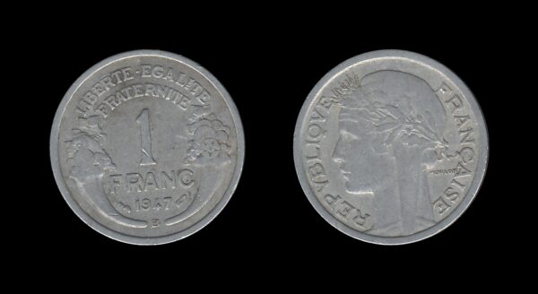 France Francuska 1 Franc 1947 B