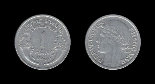 France Francuska 1 Franc 1948 B