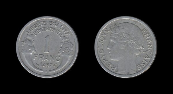 France Francuska 1 Franc 1957 B