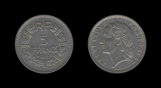 France Francuska 5 Francs 1935