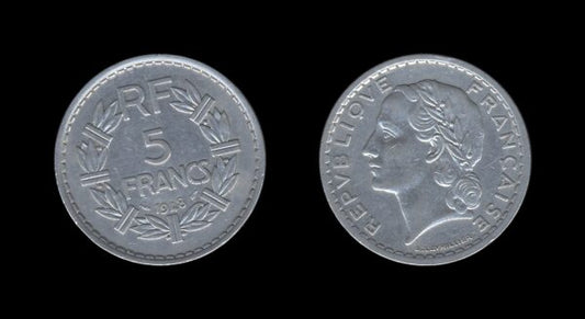 France Francuska 5 Francs 1948