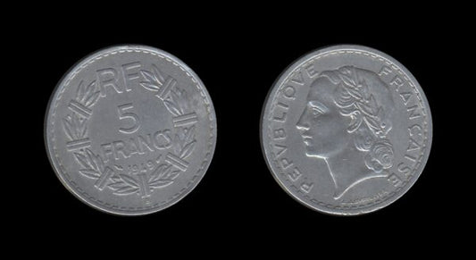 France Francuska 5 Francs 1949 B