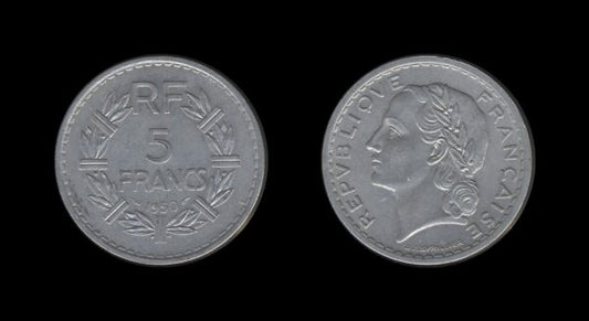 France Francuska 5 Francs 1950