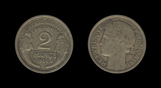 France Francuska 2 Francs 1936