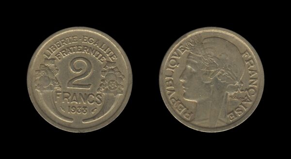 France Francuska 2 Francs 1938