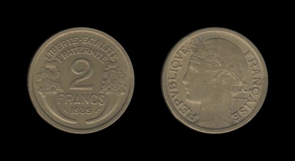 France Francuska 2 Francs 1939